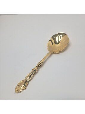 Oneida Community Gold Beethoven Golden Electroplate Flatware Casserole Spoon